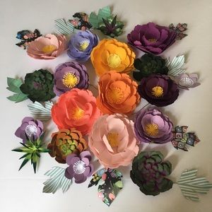 Beautiful paper flowers